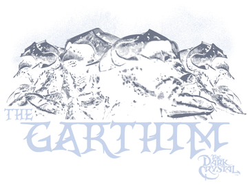 Black youth hoodie for ages 8 to 12 with Dark Crystal The Garthim graphic