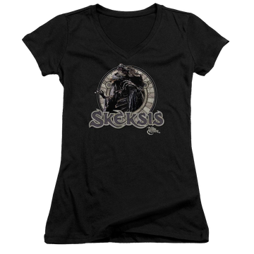 Dark Crystal Skeksis - Juniors V-Neck T-Shirt Juniors V-Neck T-Shirt Dark Crystal   