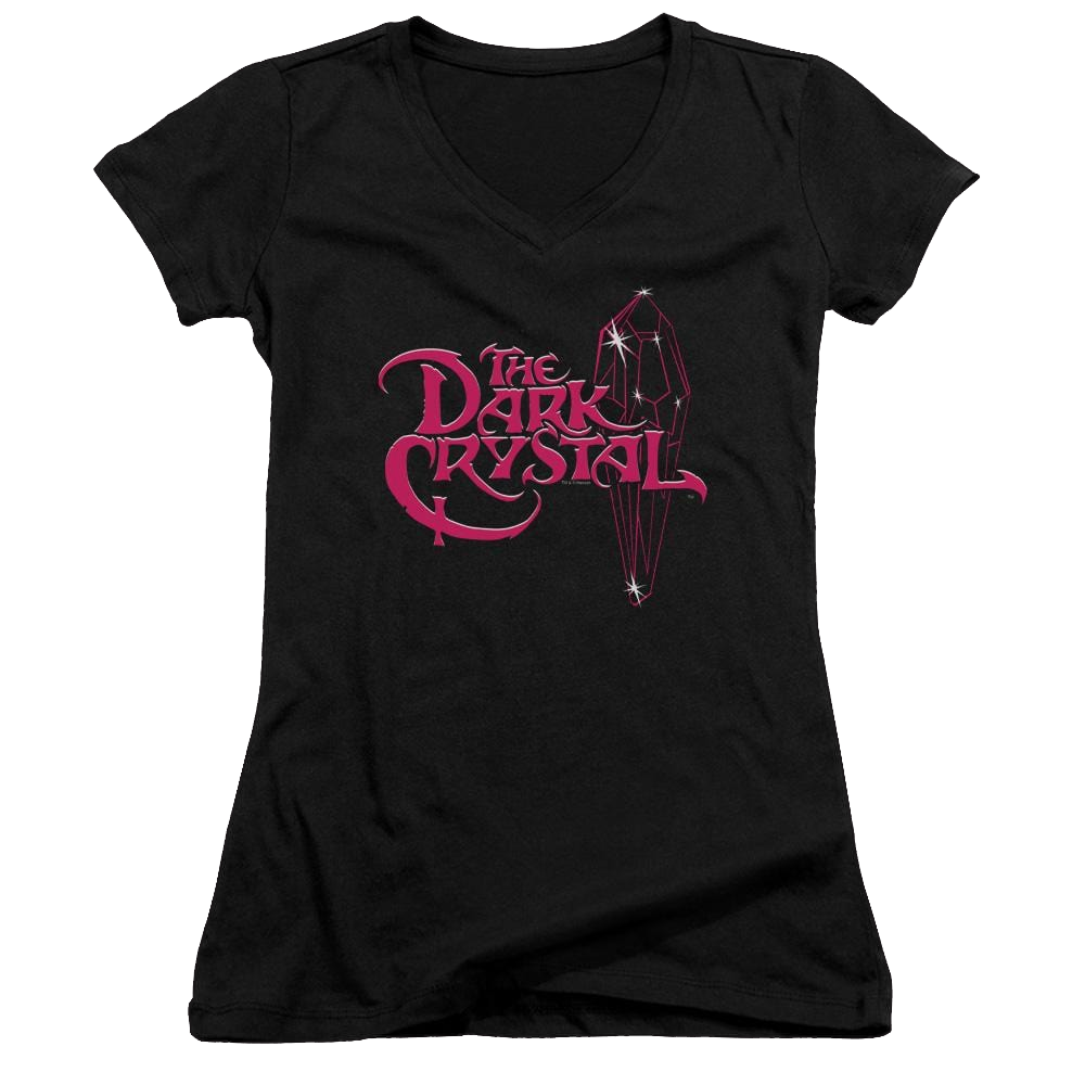 Dark Crystal Bright Logo - Juniors V-Neck T-Shirt Juniors V-Neck T-Shirt Dark Crystal   