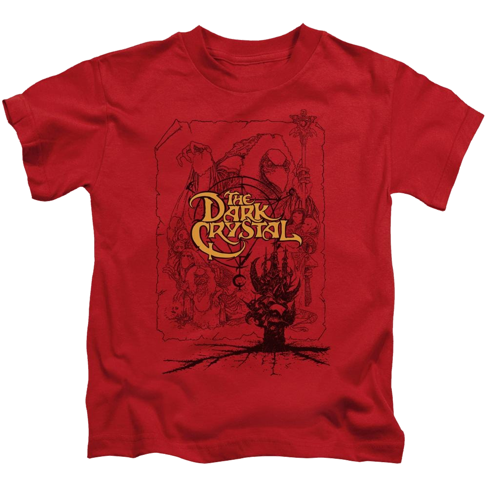 Dark Crystal Poster Lines - Kid's T-Shirt (Ages 4-7) Kid's T-Shirt (Ages 4-7) Dark Crystal   