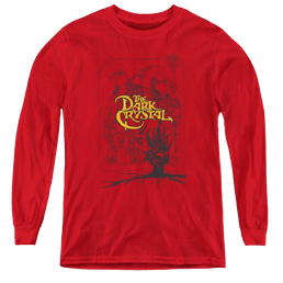 Dark Crystal, The Poster Lines - Youth Long Sleeve T-Shirt Youth Long Sleeve T-Shirt Dark Crystal   
