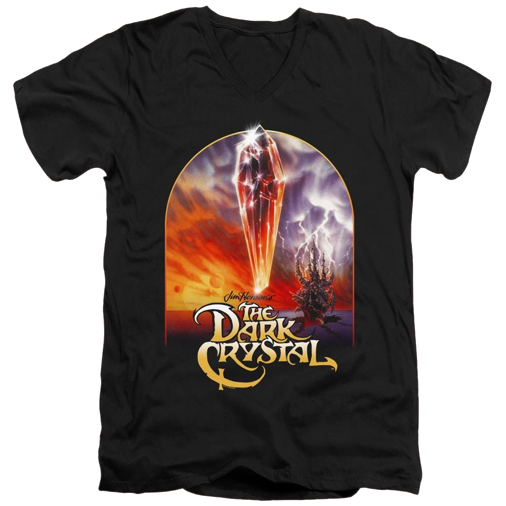 Dark Crystal, The Crystal Poster - Men's V-Neck T-Shirt Men's V-Neck T-Shirt Dark Crystal   