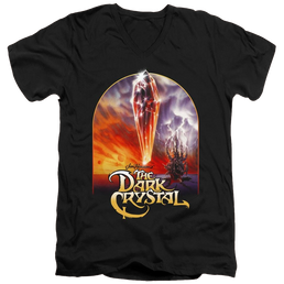 Dark Crystal, The Crystal Poster - Men's V-Neck T-Shirt Men's V-Neck T-Shirt Dark Crystal   