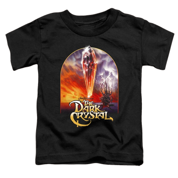 Black toddler t-shirt with Dark Crystal Crystal Poster graphic
