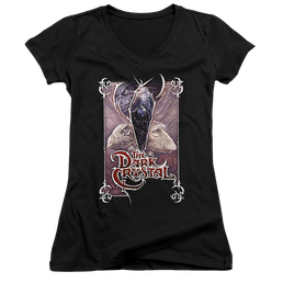 Dark Crystal, The Wicked Poster - Juniors V-Neck T-Shirt Juniors V-Neck T-Shirt Dark Crystal   