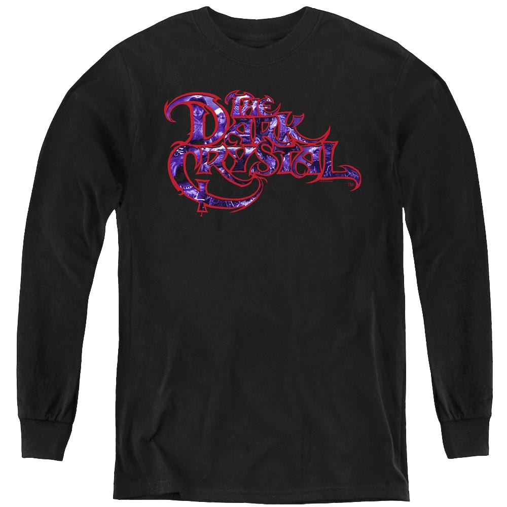Dark Crystal, The Collage Logo - Youth Long Sleeve T-Shirt Youth Long Sleeve T-Shirt Dark Crystal   