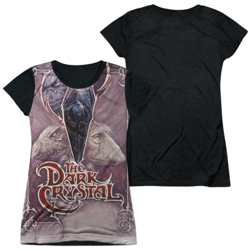 Dark Crystal The Crystal juniors black back t-shirt