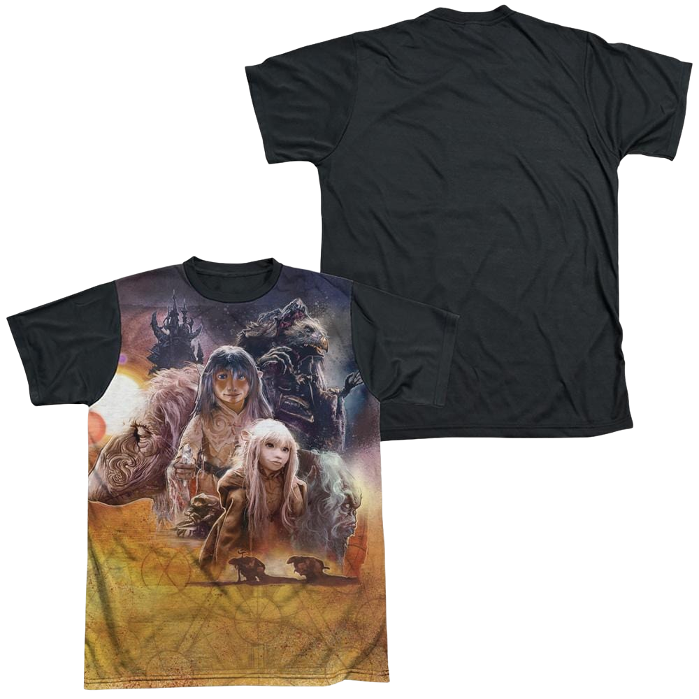 Dark Crystal, The Painted Poster - Men's Black Back T-Shirt Men's Black Back T-Shirt Dark Crystal   