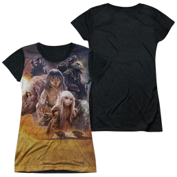 Dark Crystal, The Painted Poster - Juniors Black Back T-Shirt Juniors Black Back T-Shirt Dark Crystal   