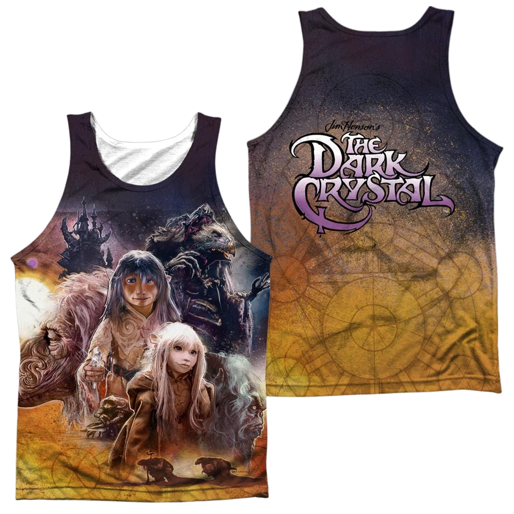 Dark Crystal, The Painted Poster (Front/Back Print) - Men's All Over Print Tank Top Men's All Over Print Tank Dark Crystal   