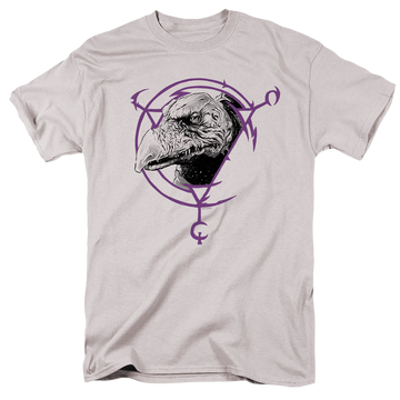 Silver men's regular fit t-shirt with Dark Crystal Chamberlain graphic
