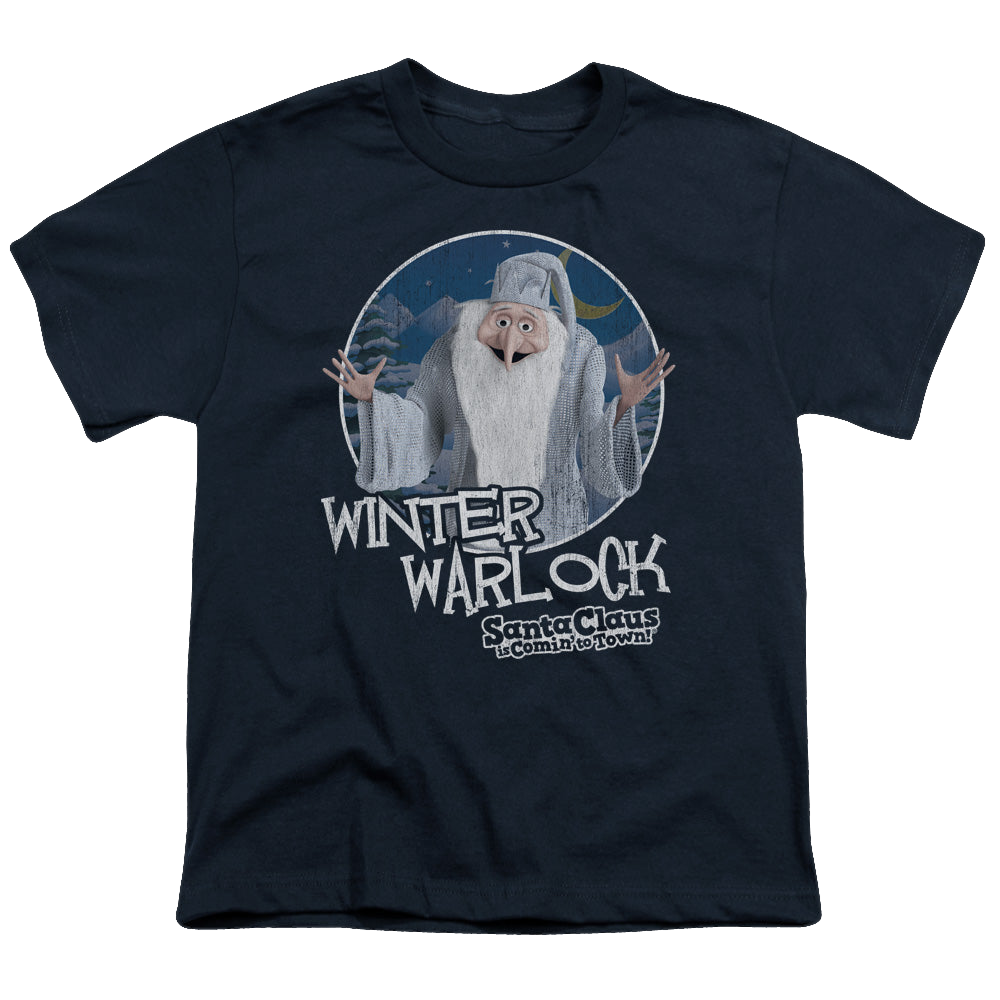 Santa Claus is Comin' to Town Winter Warlock - Youth T-Shirt Youth T-Shirt (Ages 8-12) Santa Claus is Comin' to Town   
