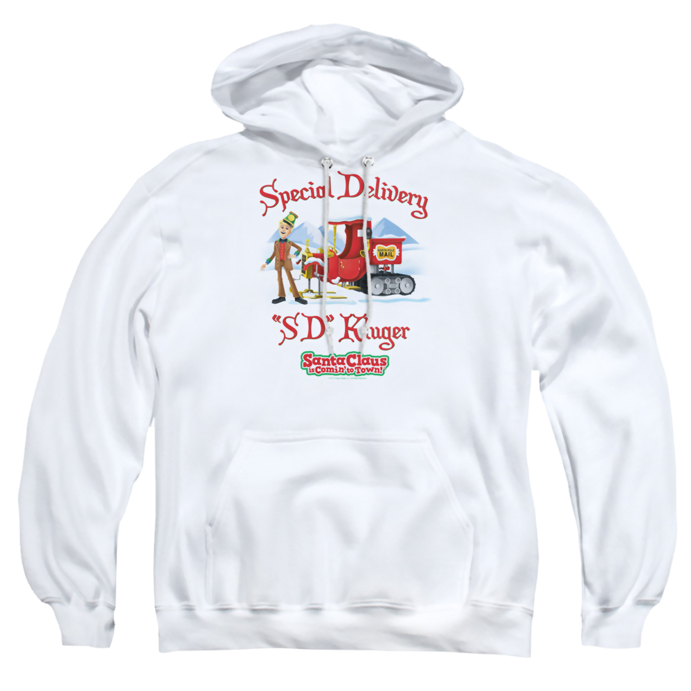 Santa Claus is Comin' to Town Kluger - Pullover Hoodie Pullover Hoodie Santa Claus is Comin' to Town   