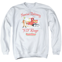 Santa Claus is Comin' to Town Kluger - Men's Crewneck Sweatshirt Men's Crewneck Sweatshirt Santa Claus is Comin' to Town   