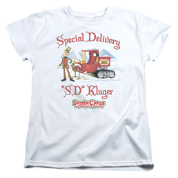 Santa Claus is Comin' to Town Kluger - Women's T-Shirt Women's T-Shirt Santa Claus is Comin' to Town   