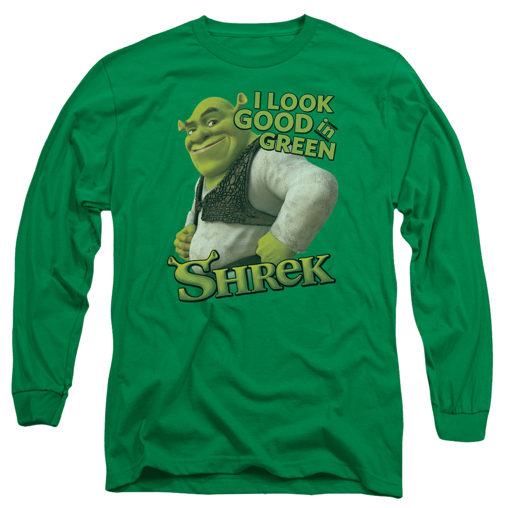 Shrek Looking Good - Men's Long Sleeve T-Shirt Men's Long Sleeve T-Shirt Shrek   