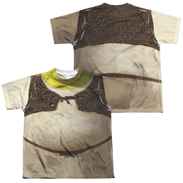 Shrek Costume (Front/Back Print) - Youth All-Over Print T-Shirt Youth All-Over Print T-Shirt (Ages 8-12) Shrek   