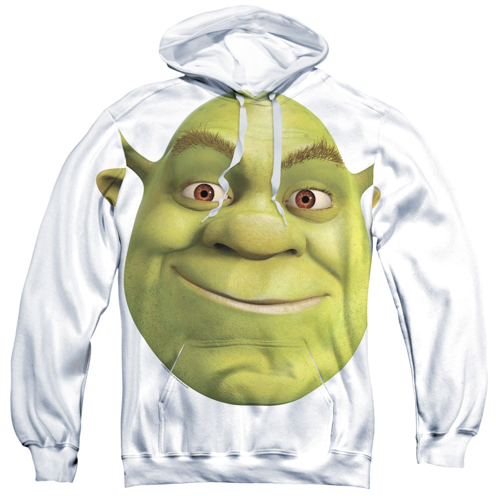 Shrek Head - All-Over Print Pullover Hoodie All-Over Print Pullover Hoodie Shrek   