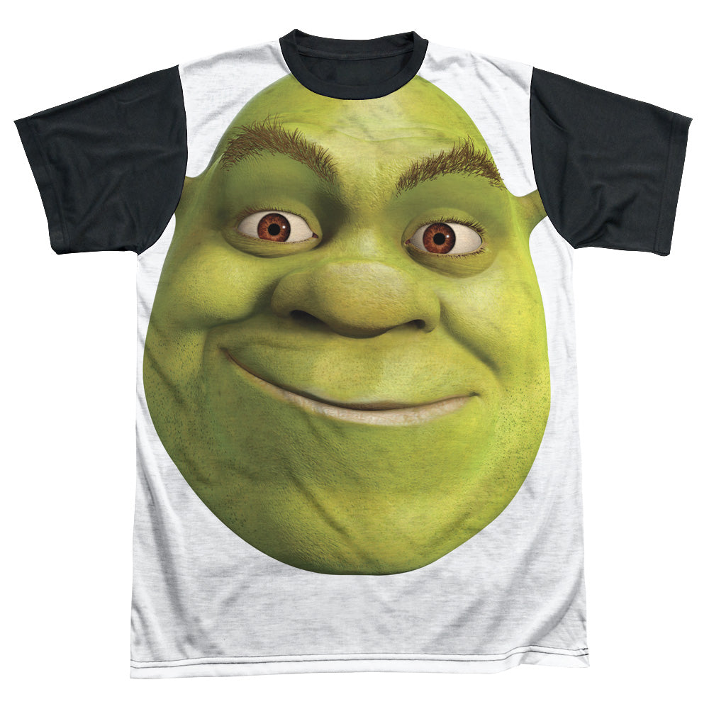 Shrek Head - Men's Black Back T-Shirt Men's Black Back T-Shirt Shrek   