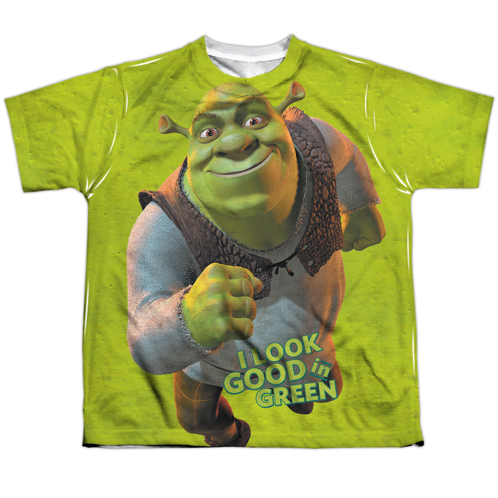 Shrek Trio - Youth All-Over Print T-Shirt Youth All-Over Print T-Shirt (Ages 8-12) Shrek   