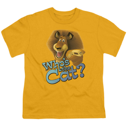 Madagascar Whos The Cat - Youth T-Shirt Youth T-Shirt (Ages 8-12) Madagascar   