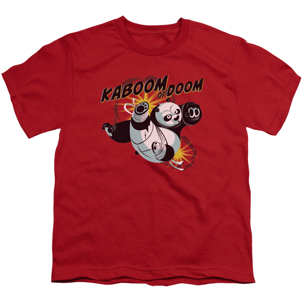 Kung-Fu Panda Kaboom Of Doom - Youth T-Shirt Youth T-Shirt (Ages 8-12) Kung-Fu Panda   
