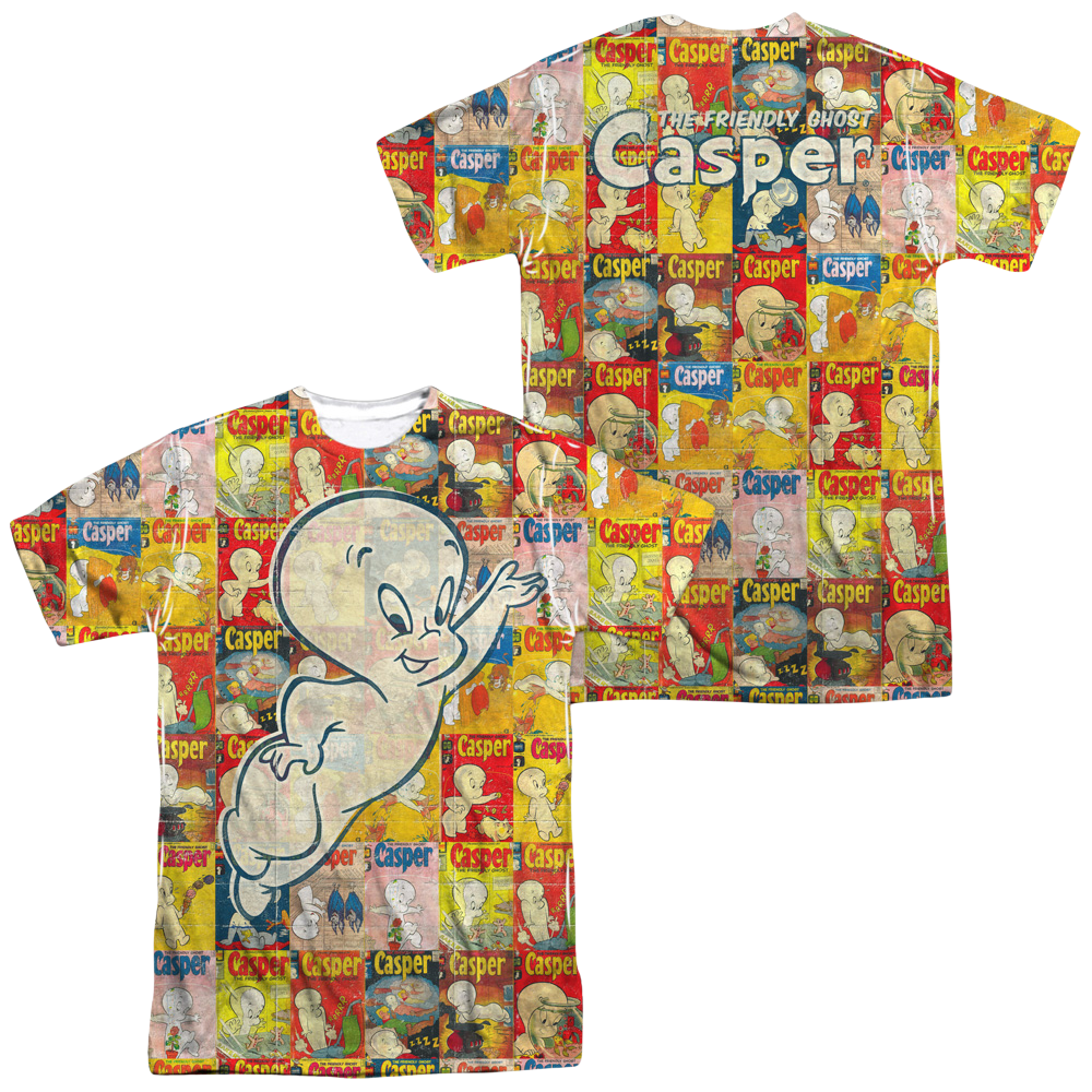 Casper the Friendly Ghost Covered (Front/Back Print) - Men's All-Over Print T-Shirt Men's All-Over Print T-Shirt Casper The Friendly Ghost   