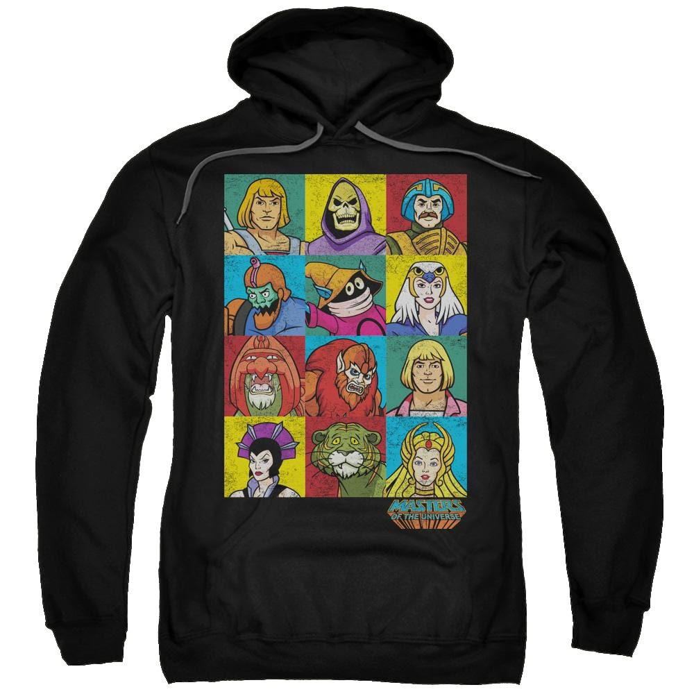 Masters of the Universe Character Heads Pullover Hoodie Pullover Hoodie Masters of the Universe   