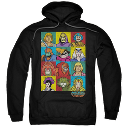 Masters of the Universe Character Heads Pullover Hoodie Pullover Hoodie Masters of the Universe   