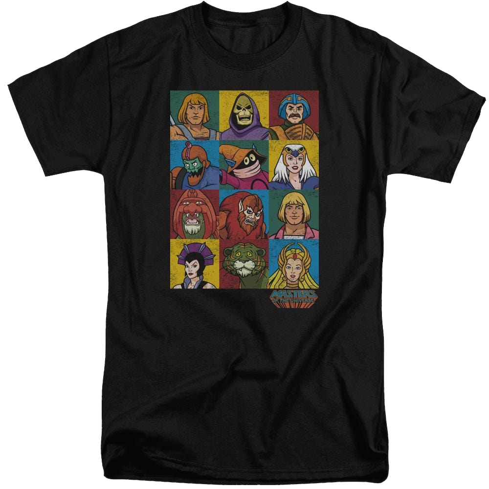 Masters of the Universe Character Heads Men's Tall Fit T-Shirt Men's Tall Fit T-Shirt Masters of the Universe   