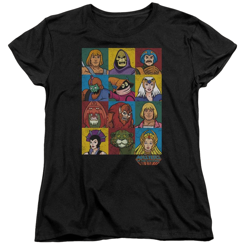 Masters of the Universe Character Heads Women's T-Shirt Women's T-Shirt Masters of the Universe   