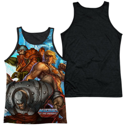Masters of the Universe Heroes And Villains Men's Black Back Tank Men's Black Back Tank Masters of the Universe   