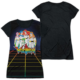 Voltron Team Voltron - Juniors Black Back T-Shirt Juniors Black Back T-Shirt Voltron   