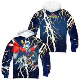 Voltron Boltron (Front/Back Print) - All-Over Print Pullover Hoodie All-Over Print Pullover Hoodie Voltron   