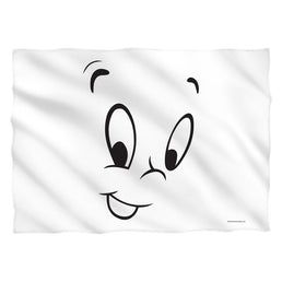 Casper the Friendly Ghost Face (Front/Back Print) - Pillow Case Pillow Cases Casper The Friendly Ghost   