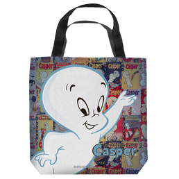 Casper The Friendly Ghost Casper And Covers - Tote Bag Tote Bags Casper The Friendly Ghost   