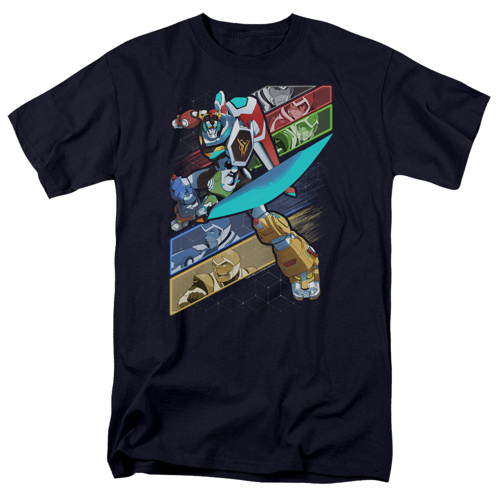 Voltron Legendary Defender Crisscross - Men's Regular Fit T-Shirt Men's Regular Fit T-Shirt Voltron   