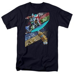 Voltron Legendary Defender Crisscross - Men's Regular Fit T-Shirt Men's Regular Fit T-Shirt Voltron   