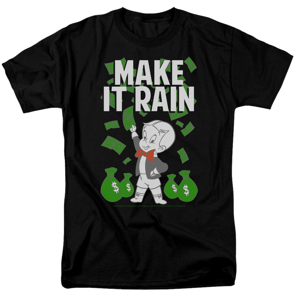 Richie Rich Make It Rain - Men's Regular Fit T-Shirt Men's Regular Fit T-Shirt Richie Rich   