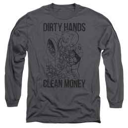 Richie Rich Clean Money - Men's Long Sleeve T-Shirt Men's Long Sleeve T-Shirt Richie Rich   