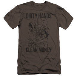 Richie Rich Clean Money - Men's Premium Slim Fit T-Shirt Men's Premium Slim Fit T-Shirt Richie Rich   