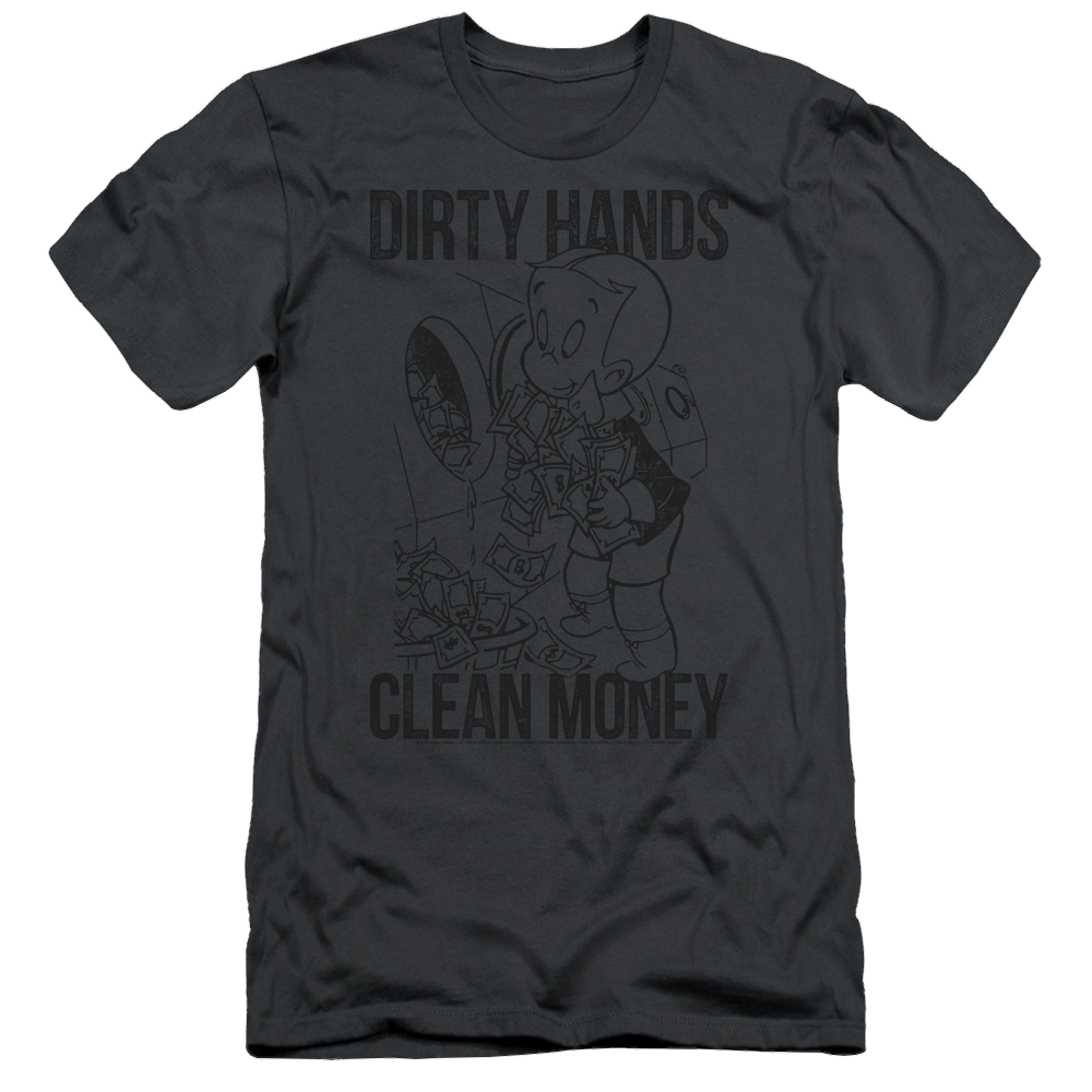 Richie Rich Clean Money - Men's Slim Fit T-Shirt Men's Slim Fit T-Shirt Richie Rich   