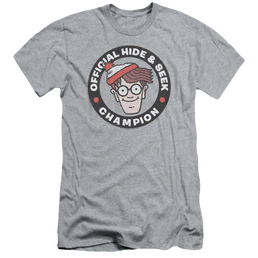 Where's Waldo Champion - Men's Slim Fit T-Shirt Men's Slim Fit T-Shirt Where's Waldo   
