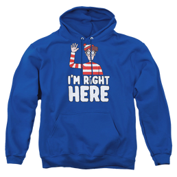 Where's Waldo Im Right Here - Pullover Hoodie Pullover Hoodie Where's Waldo   