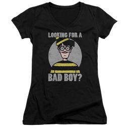 Where's Waldo Bad Boy Juniors V-Neck T-Shirt Juniors V-Neck T-Shirt Where's Waldo   