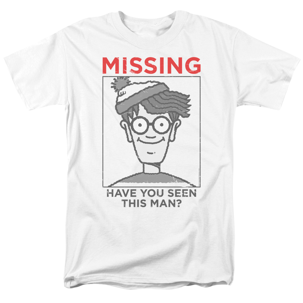 Where's Waldo Missing Men's Regular Fit T-Shirt Men's Regular Fit T-Shirt Where's Waldo   