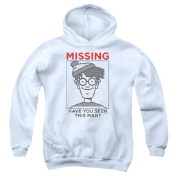 Where's Waldo Missing - Youth Hoodie Youth Hoodie (Ages 8-12) Where's Waldo   