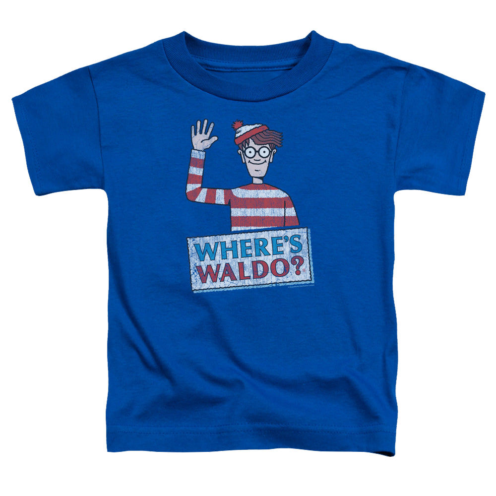 Where's Waldo Waldo Wave - Kid's T-Shirt Kid's T-Shirt (Ages 4-7) Where's Waldo   