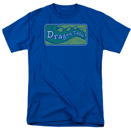 Dragon Tales Logo Distressed - Men's Regular Fit T-Shirt Men's Regular Fit T-Shirt Dragon Tales   