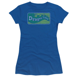 Dragon Tales Logo Distressed - Juniors T-Shirt Juniors T-Shirt Dragon Tales   